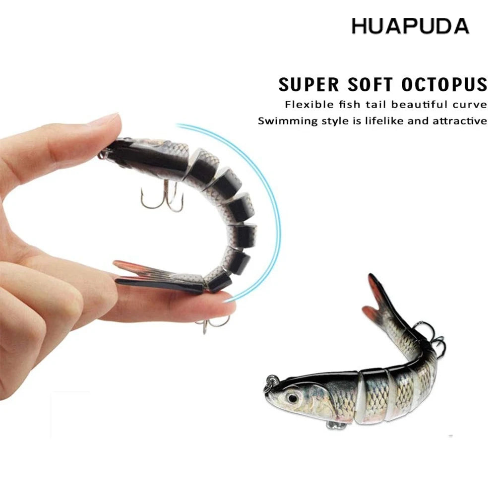3 Pieces Realistic Freshwater and Saltwater Fishing Lures