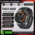 Durable Waterproof Smart Watch with Heart Rate, Bluetooth, GPS Tracker and Sports & Fitness