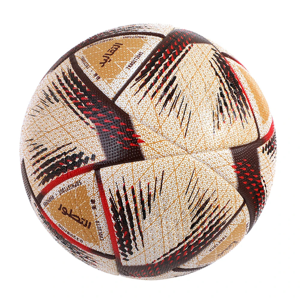 2023 High Quality Soccer Ball Official Size 5 PU Material Seamless Wear Resistant