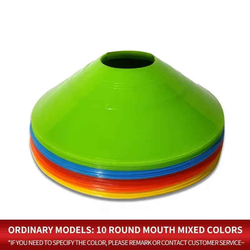 10Pcs Soccer Training Cone Plate or Field Marking Equipment