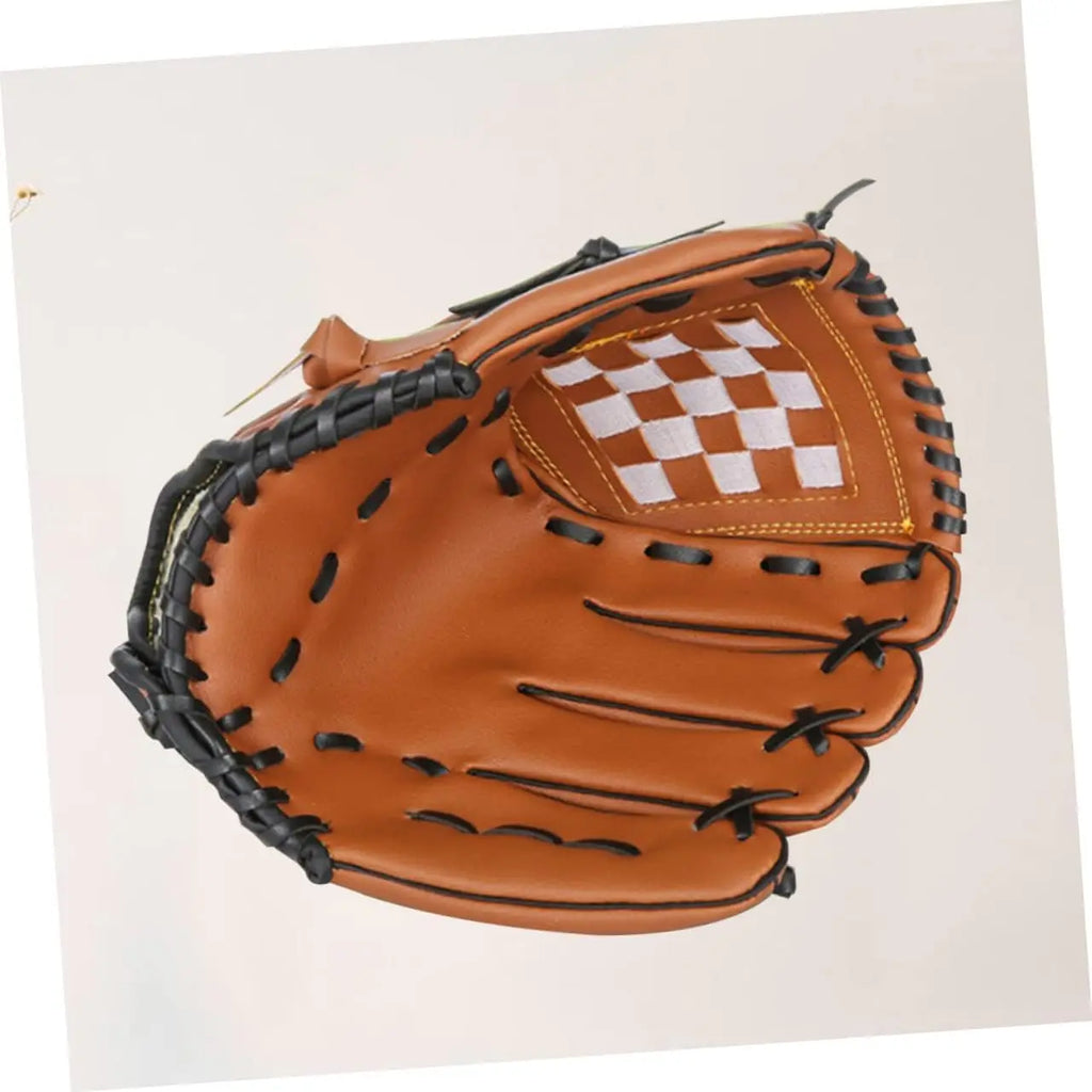 10.5 Inch Thicken Infield Baseball Gloves or Softball Gloves for Youth Sturdy PU Material