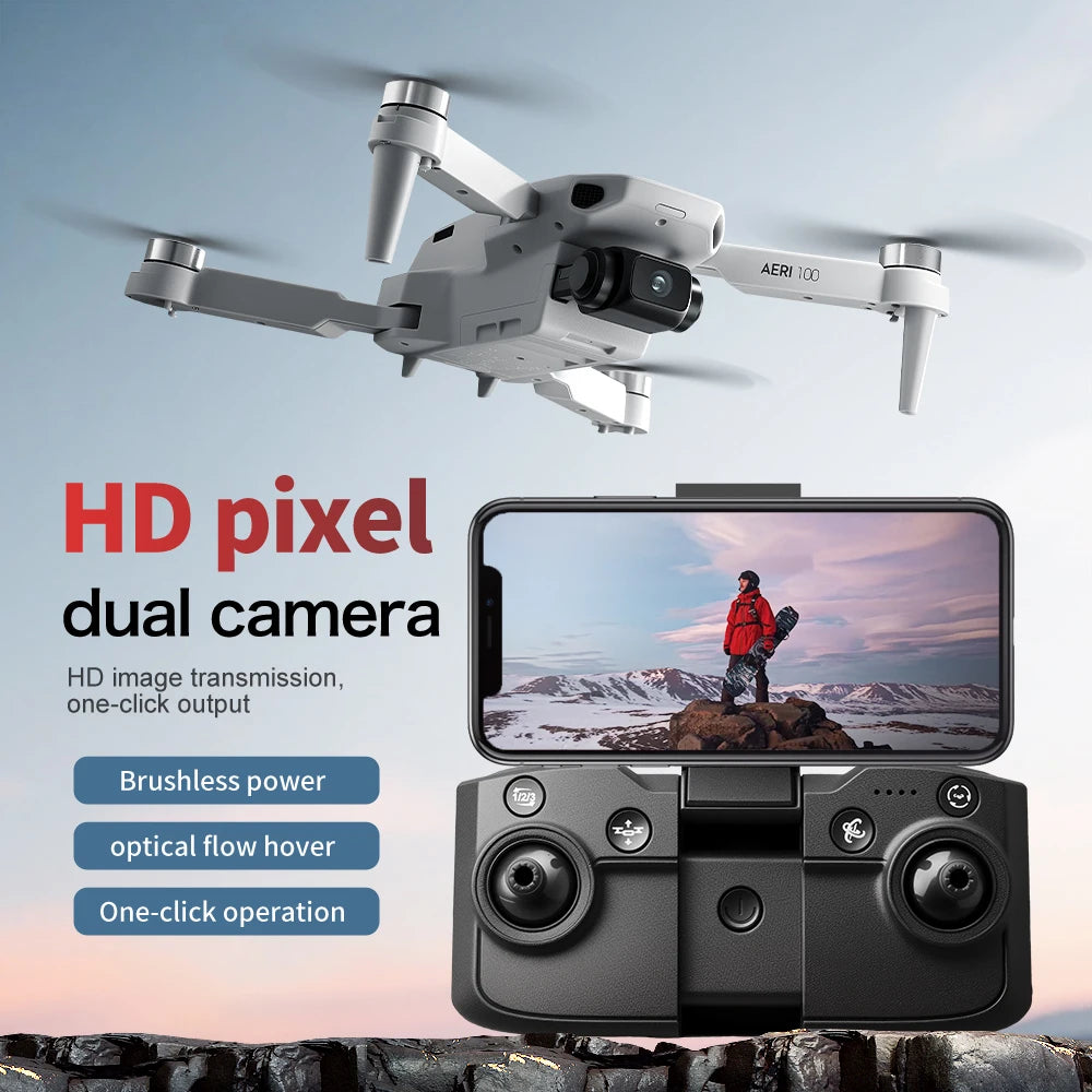 Lenovo Aeri100/Aeri100VR Remote Control Drone 5G WIFI RC Drone Quadcopter Obstacle Avoidance 8K HD Dual Camera FPV Mini Drone Toys from China