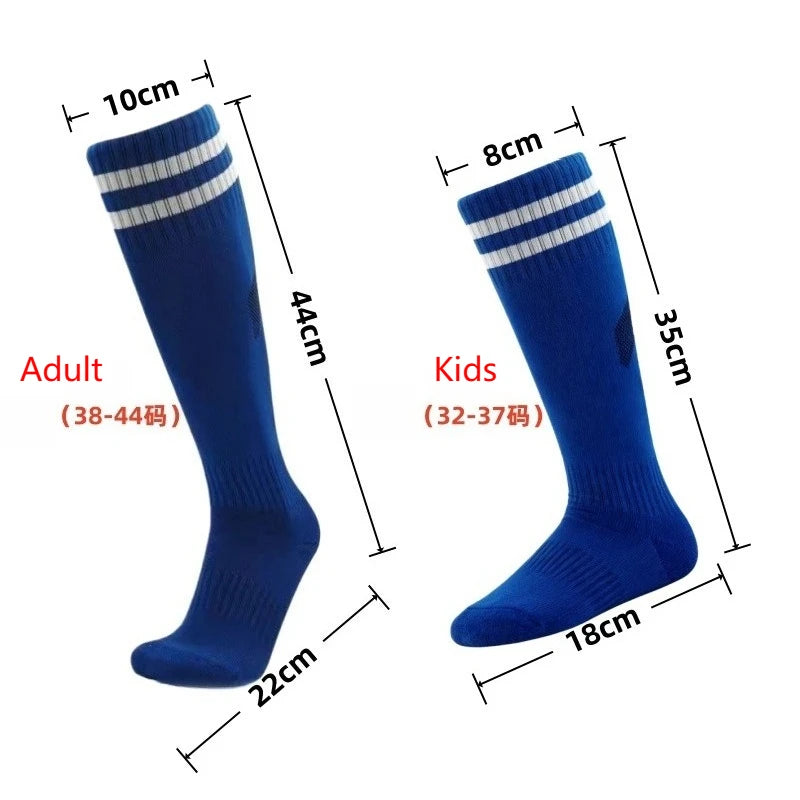 1 pair of thickened long sweat-absorbing and anti-slip socks with towel soles