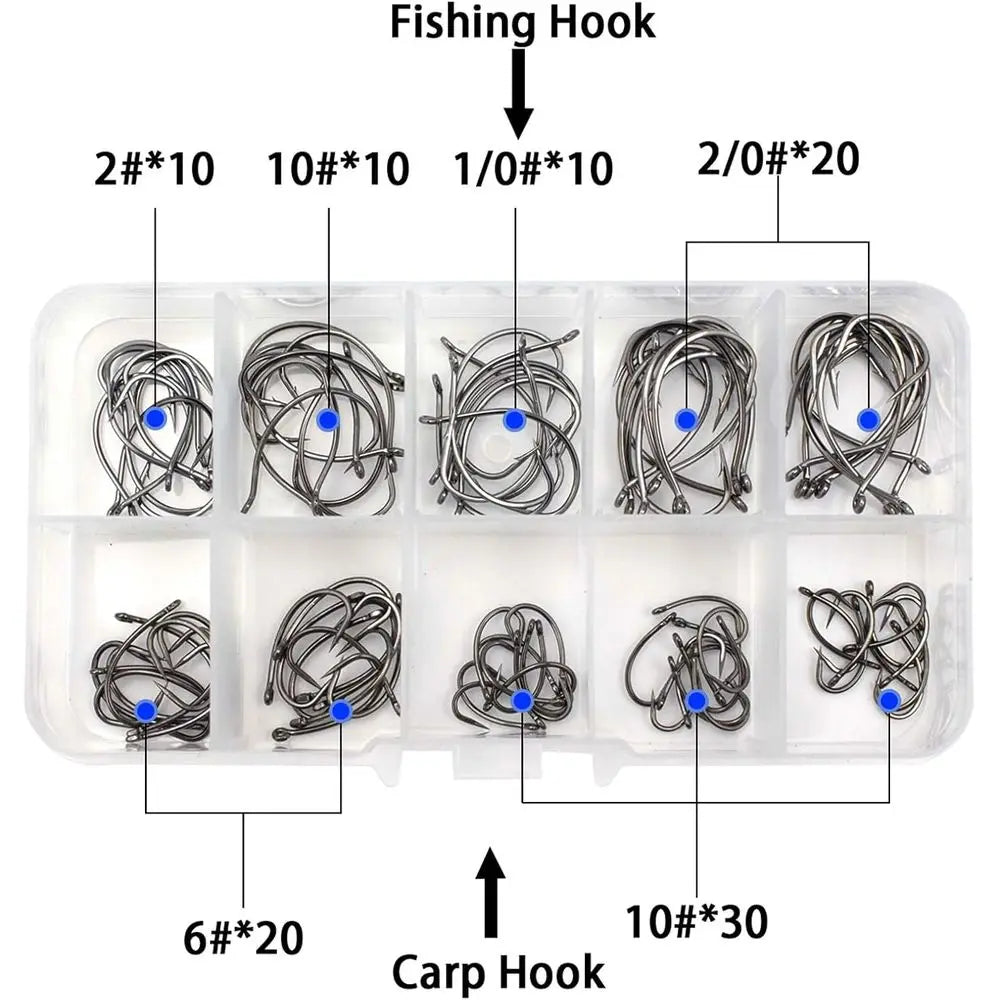 Complete 318-Piece Fishing Tackle Kit