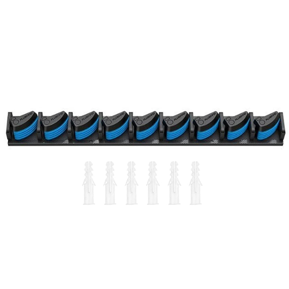 Wall Mounted  Vertical and Horizontal Fishing Pole Holder Storage Hanging Bracket