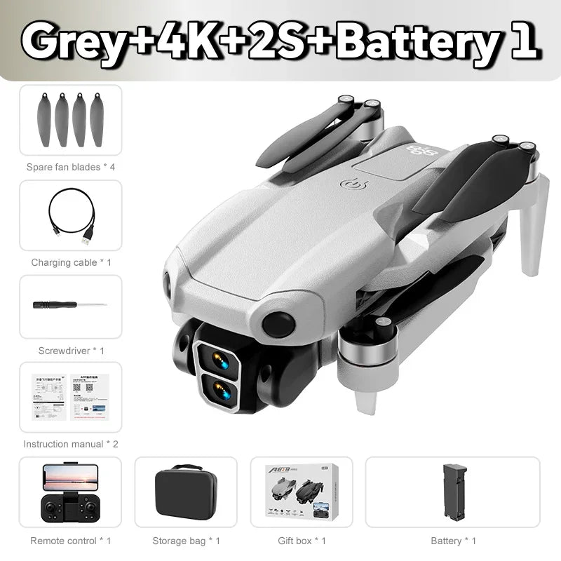 Lenovo A888 RC Drone 8K HD Dual Camera 5G WIFI FPV Screen Remote Control Brushless Motor Obstacle Avoidance Foldable Quadcopter