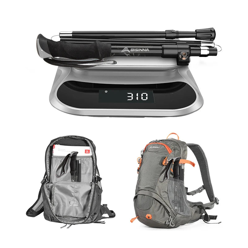 2Pcs Ultralight Folding Aluminum Trekking Poles