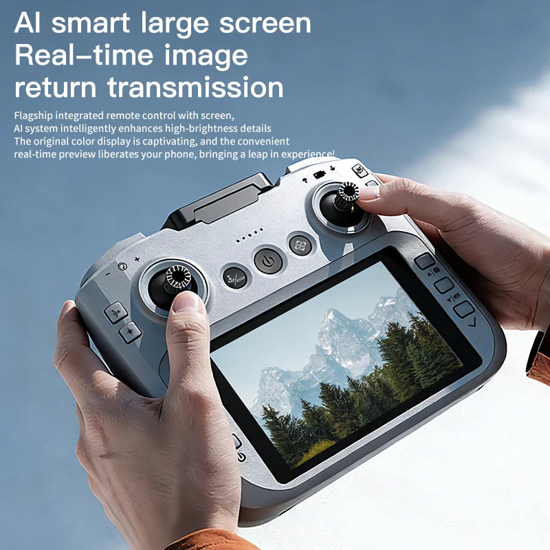 New D66 Drone with Large Screen Brushless Motor Obstacle Avoidance Remote Control Aircraft for Outdoor Entertainment from China