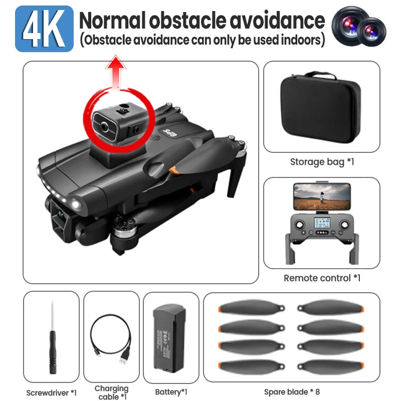 Lenovo V198Max GPS Drone 4K Professional 8K HD Two Camera  Brushless Motor 5G WIFI FPV RC Quadcopter Helicopter with Screen toy from China