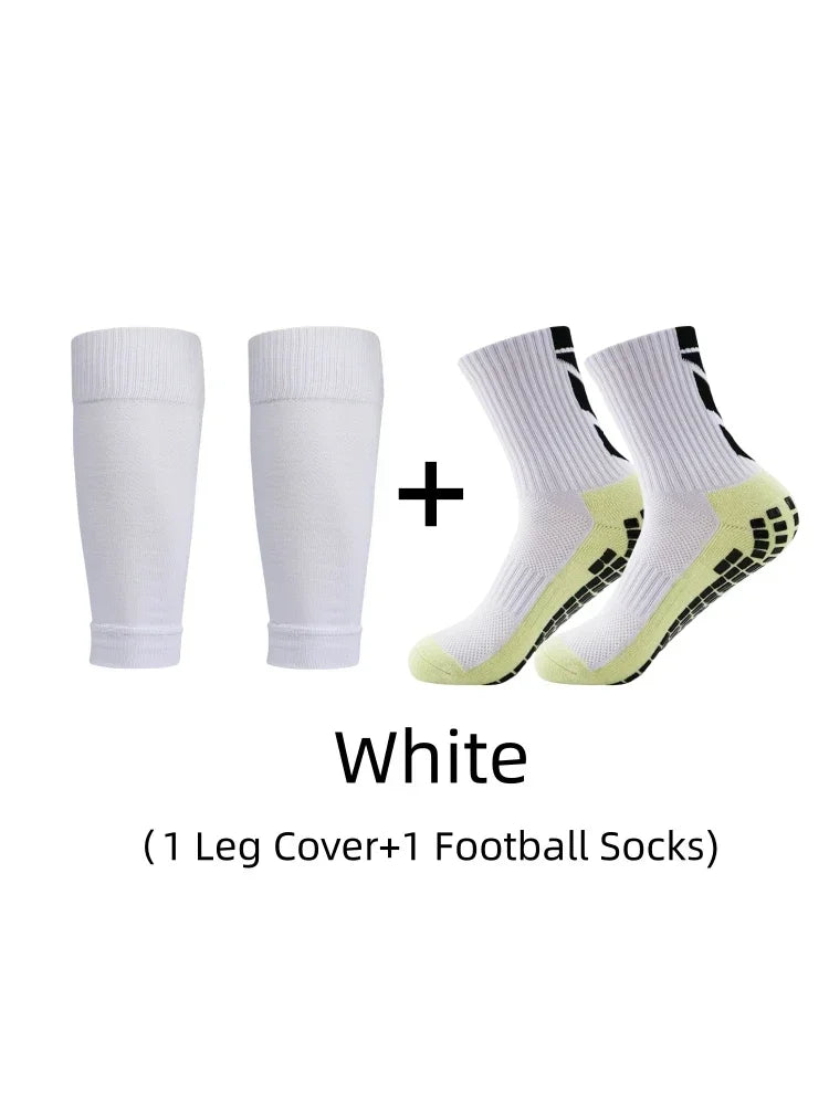 1/3 Sets of High-quality Adhesive Non Slip Socks and Leg Cover Socks