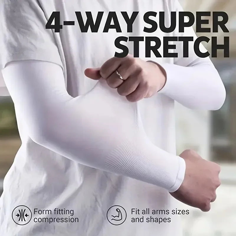 1 Pair Arm Sleeves for Women Men Breathable Sun Protection Sleeves UV Protective Gear for Outdoor Adventures Sports and Driving from China
