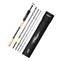 M1 Travel Fishing Rod 5 6 Piece Portable Spinning Casting Rod with Medium Medium Heavy Power Fast Action 30T+24T Carbon