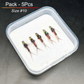 5/10Pcs Fly Fishing Lures Artificial Insect Bait Brasshead Prince Nymph Fresh Water Trout Salmon Pike Bass Wet Flie Bionics Fly from China