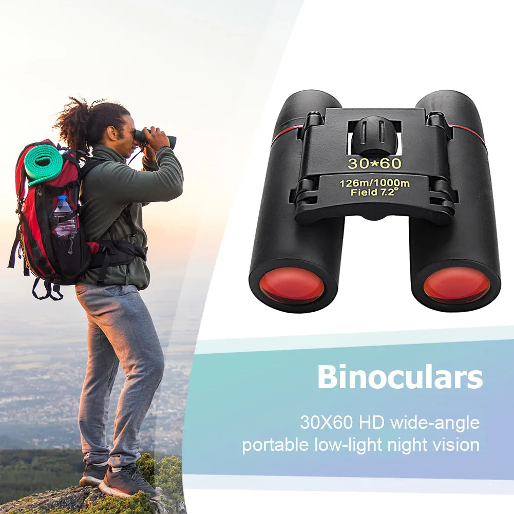 30x60 Binoculars with Low Light Night Vision
