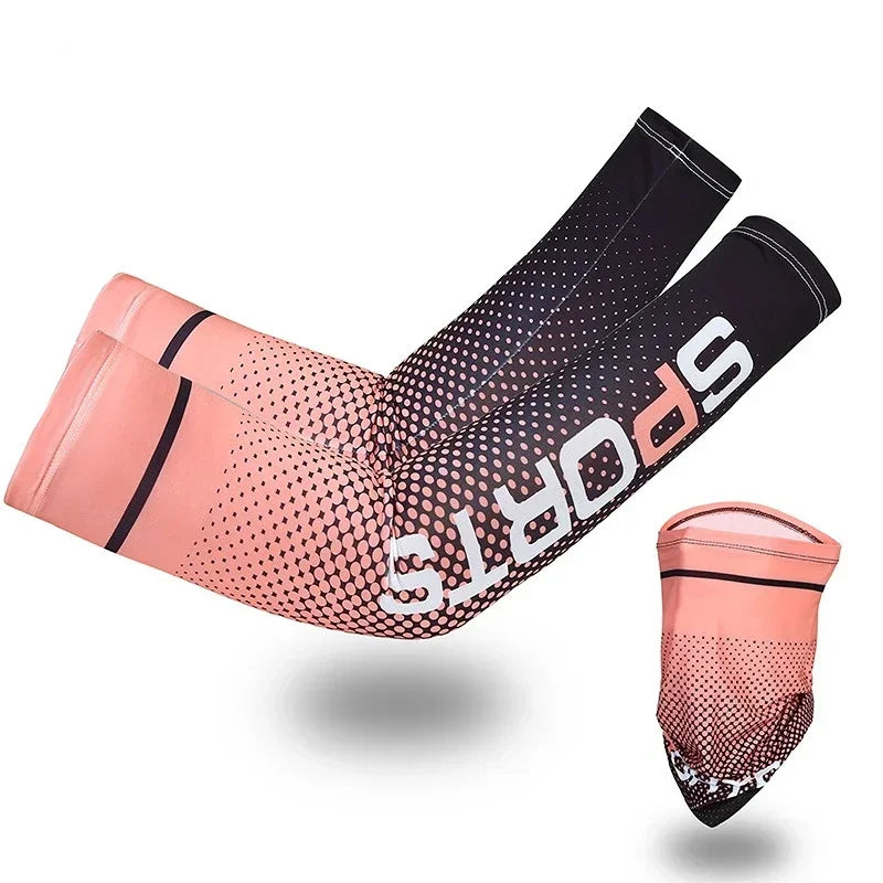 Cool Arm Sleeve Cover for Men Women Sun Protection Ice Sleeve Sunscreen Arm Guard for Basketball Running Cycling Bodybuilding from China