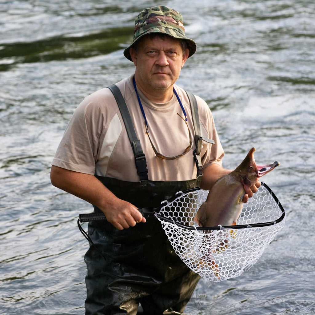 Lightweight Foldable Soft Rubber Fishing Net
