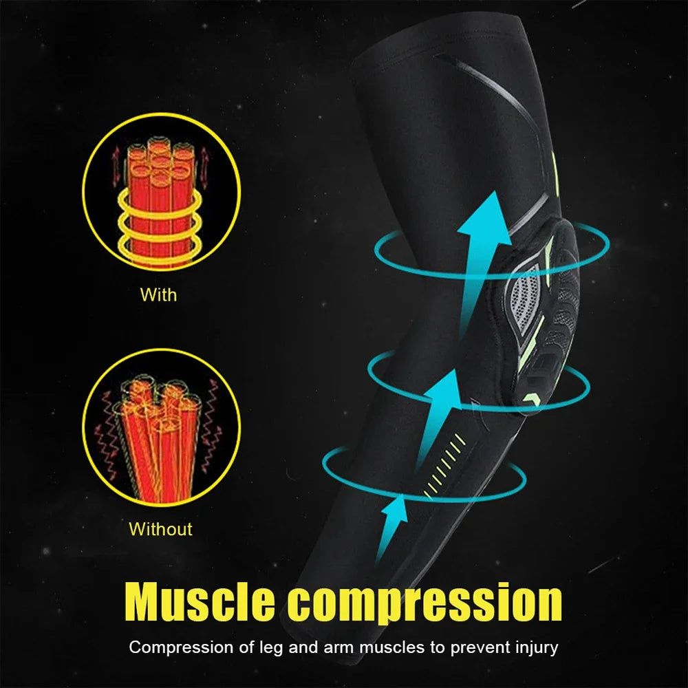 1 Pair Sports Elbow Brace Arm Compression Sleeve