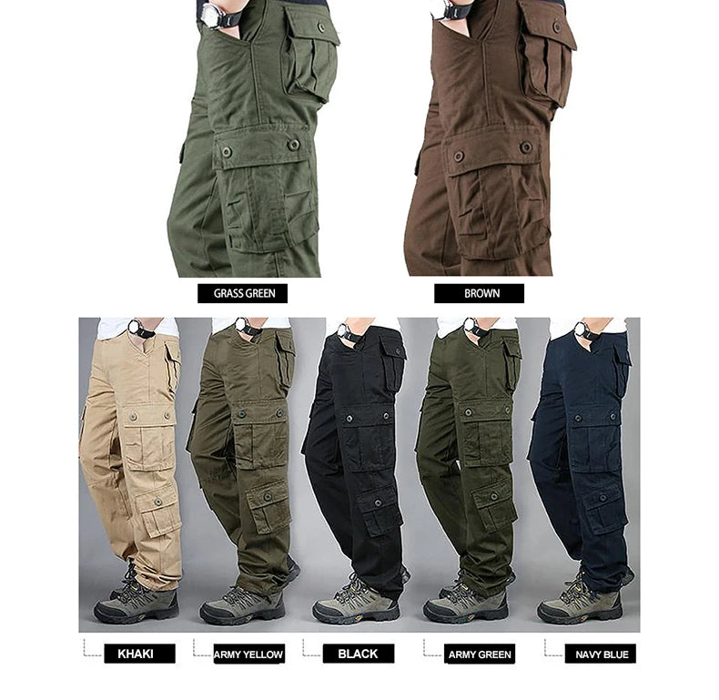 Tactical Men Cotton Outdoor Work Hiking Pants