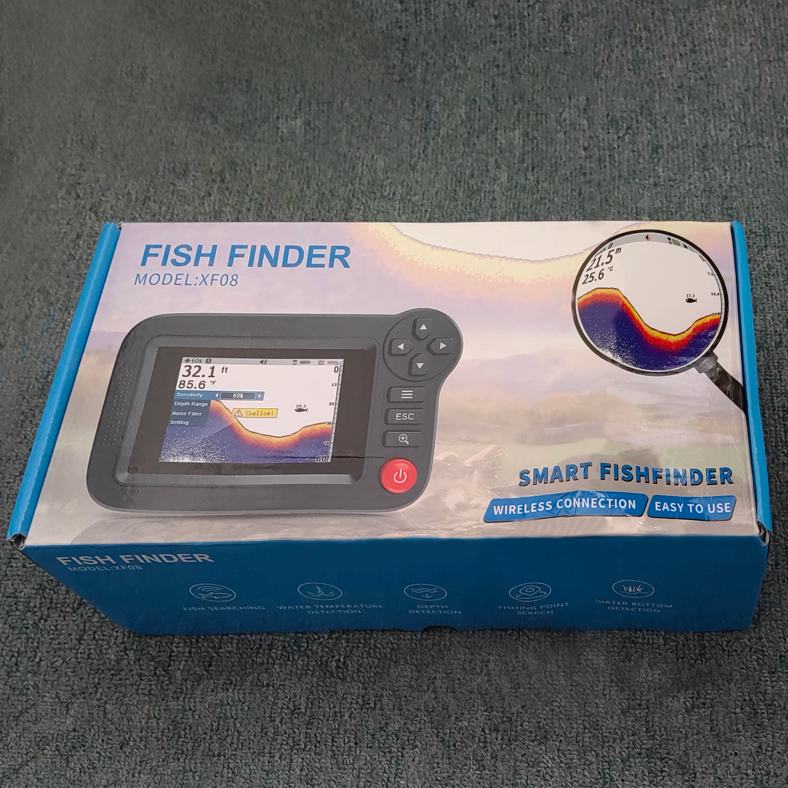 Smart Fish Finder - Portable Fish Finder and Depth Finder For Recreational Fishing From Dock, Shore Or Bank from China