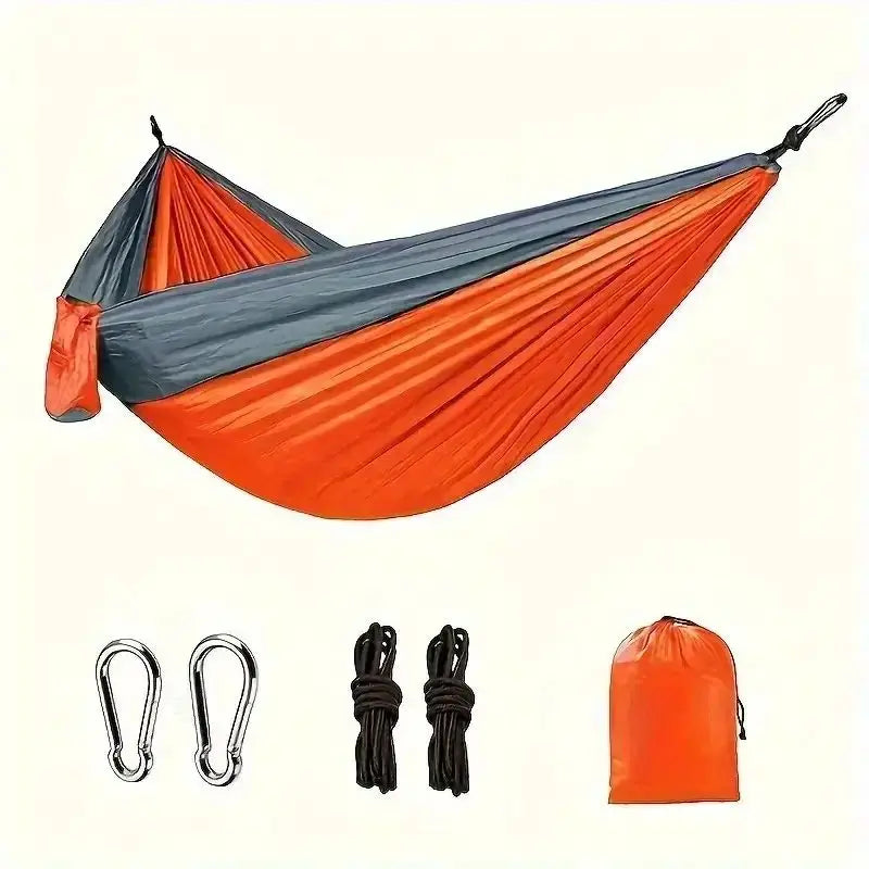 Outdoor Camping Hammock Portable Hammock Beach Backyard Courtyard Hiking Anti Rollover Double Hammock Outdoor Camping Equipment from China