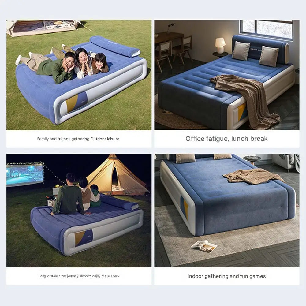 Camping Air Mattress with Built-in Inflator Pump