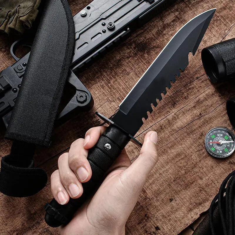 Tactical Fixed Blade Survival Knife for Camping
