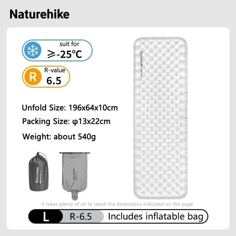 10cm Thickened Ultralight Air Mattress for Camping