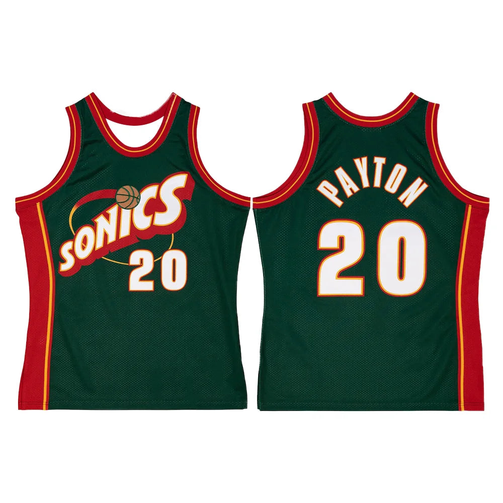 Men's Seattle SuperSonics (Star Players) Retro/Classic Basketball Jersey