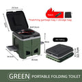 Portable Odor-Resistant Folding Camping Toilet  (Adult-Sized) from China