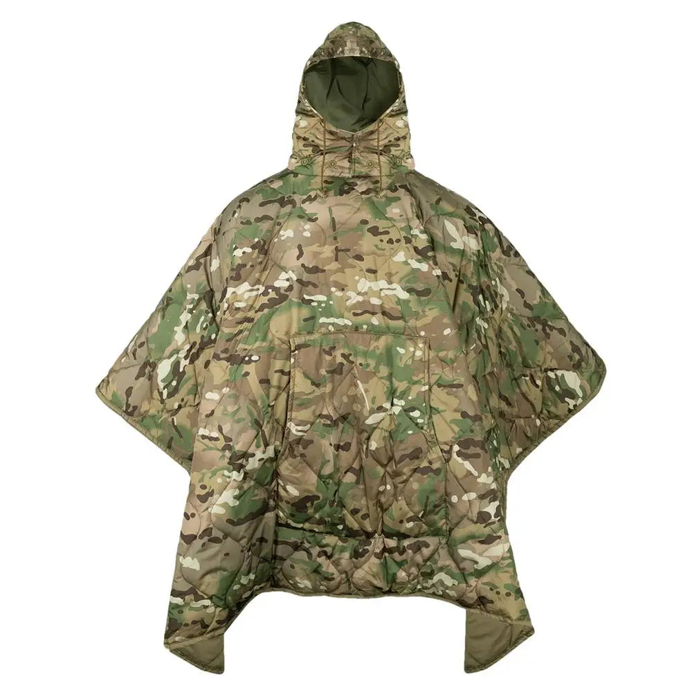 Outdoor Camping Cape Sleeping Bag Winter Wearable Cloak Blanket Soft Sleeping Bag Cloak Outdoor Sports Sleeping Bag Poncho