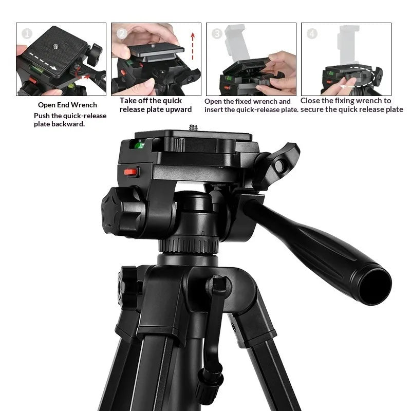 Professional Phone Tripod Stand for Live Streaming Selfie Portable Desktop Camera Tripod with Flexible Legs from China