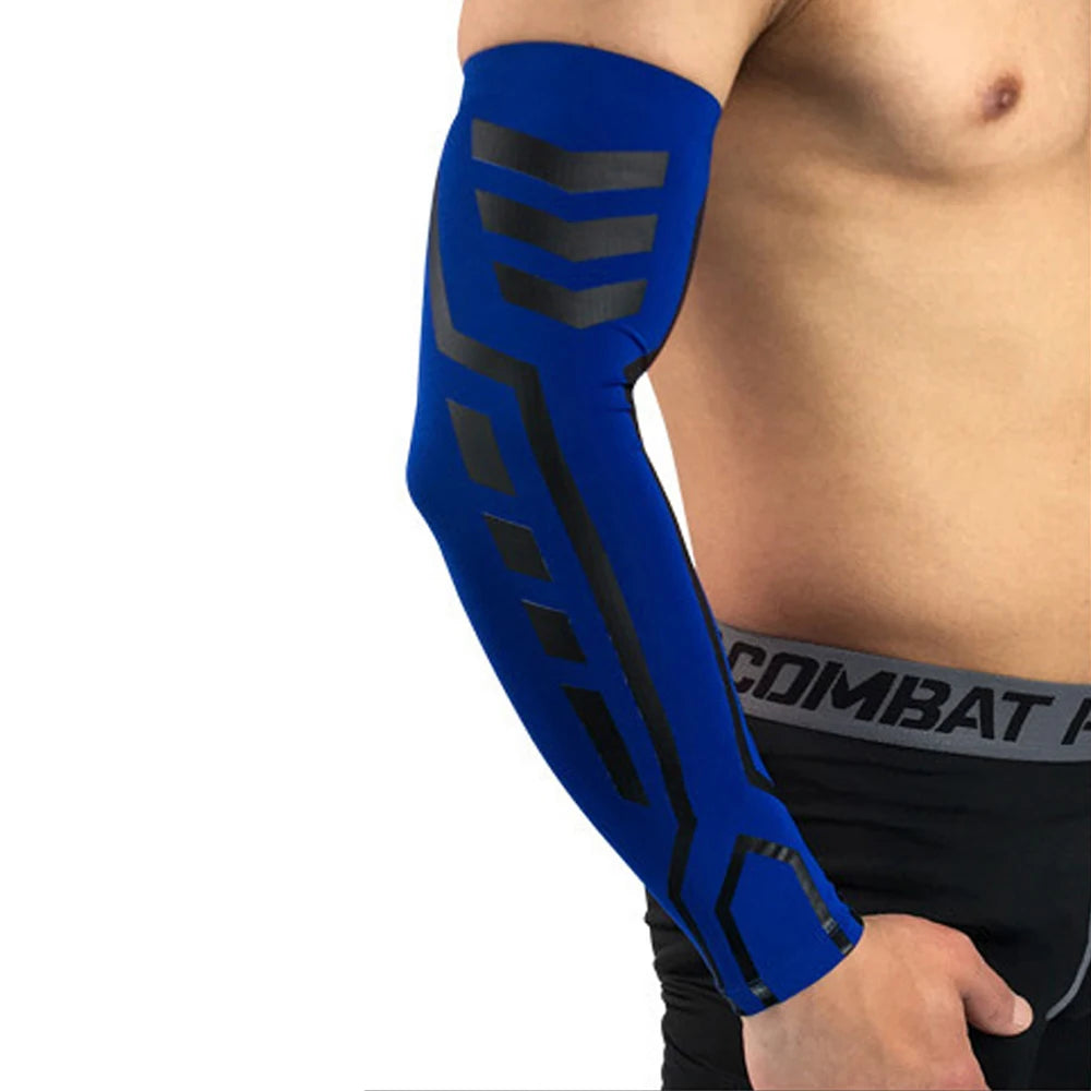 TopRunn 1PCS Sports Compression Arm Sleeves-Athletic & Shooting Sleeve for Youth, Men Women -Football, Basketball & Baseball from China