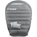 2 Person Sleeping Bag Mummy for Adults with Pillow