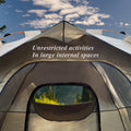 Quick-opening Automatic Rainproof Sunshine-proof Tent with Two windowless doors