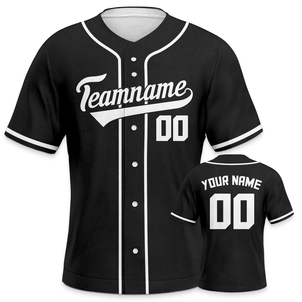 Custom Baseball Jersey for Youth Plain Personalized Baseball Uniform with Printed Team Name, Your Name and Number