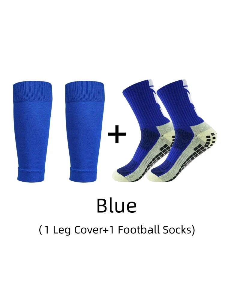 1/3 Sets of High-quality Adhesive Non Slip Socks and Leg Cover Socks