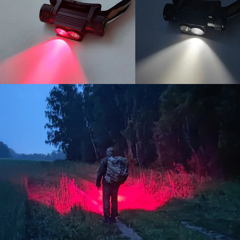 Lightweight LED Rechargeable Headlamp