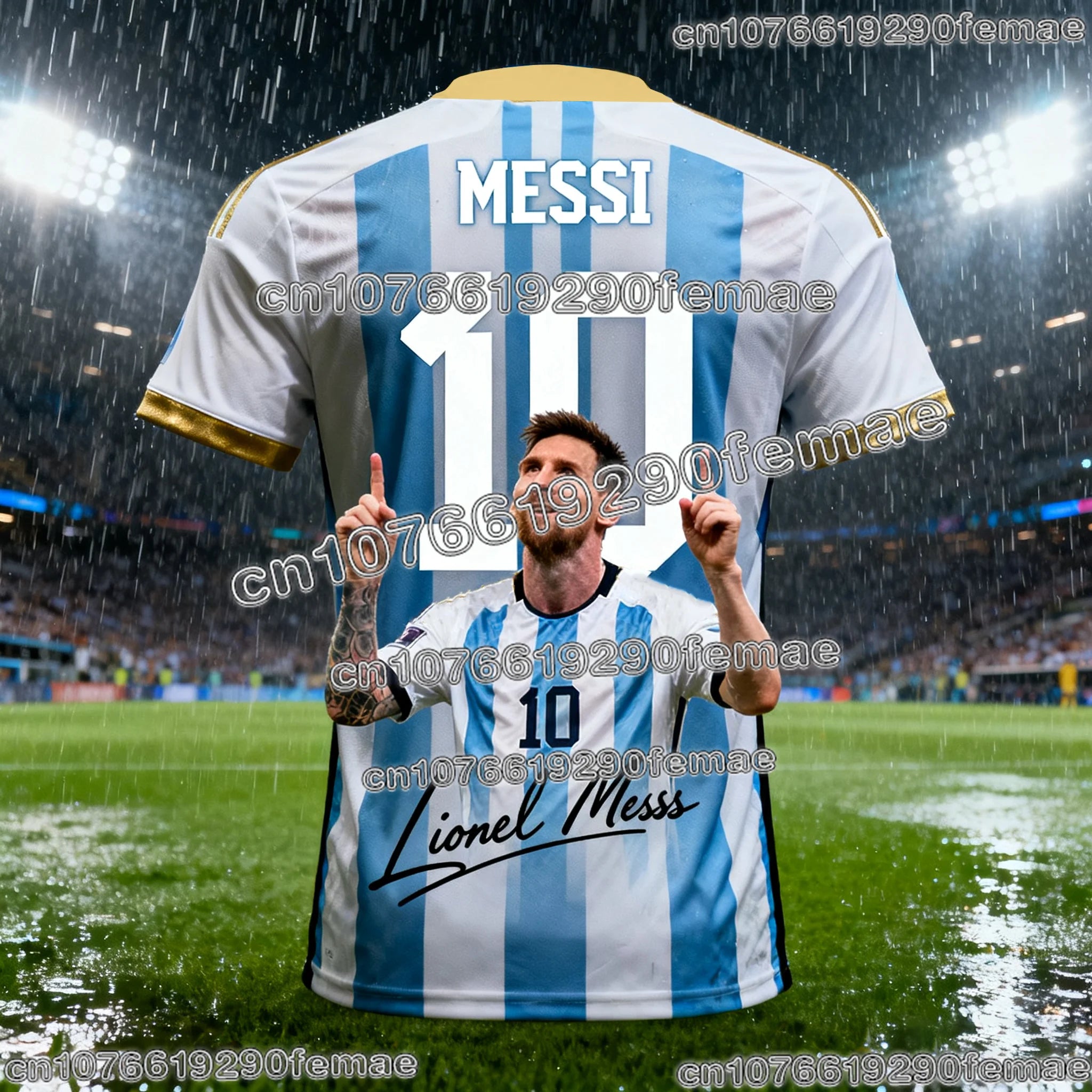 Kids LIONEL MESSI #10 (Multiple Colors) Fan Edition Soccer Jersey