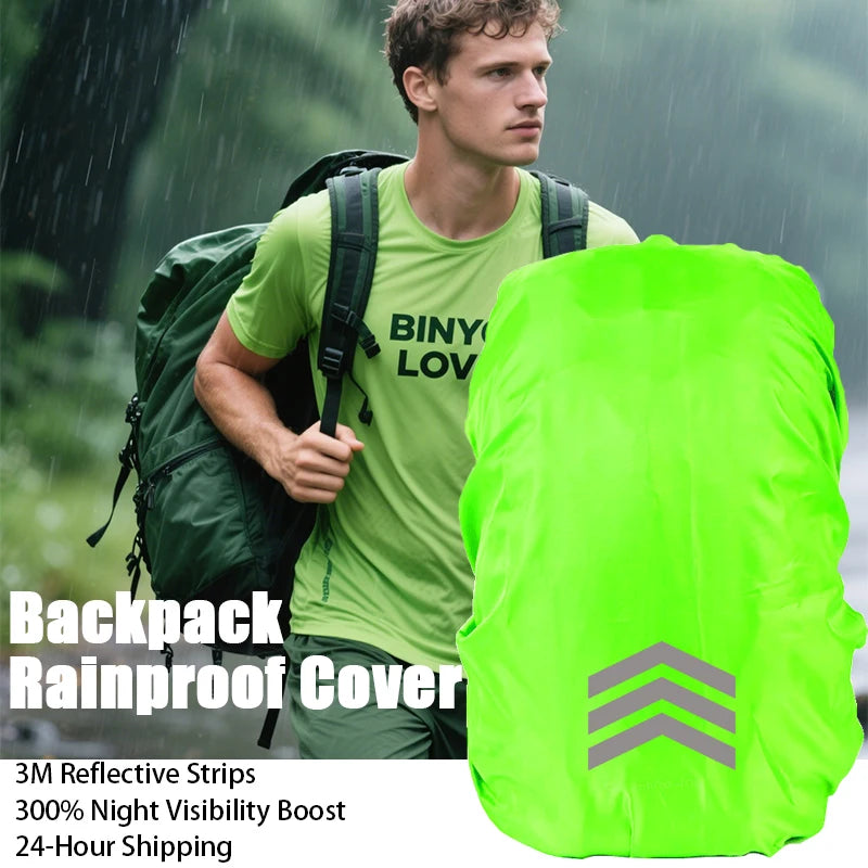 Reflective Backpack Waterproof Cover