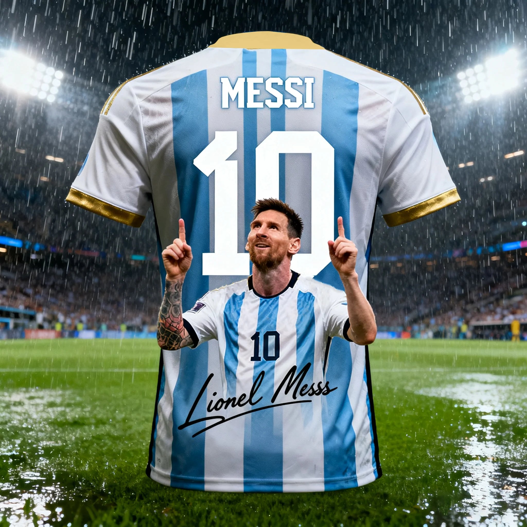 Kids LIONEL MESSI #10 (Multiple Colors) Fan Edition Soccer Jersey