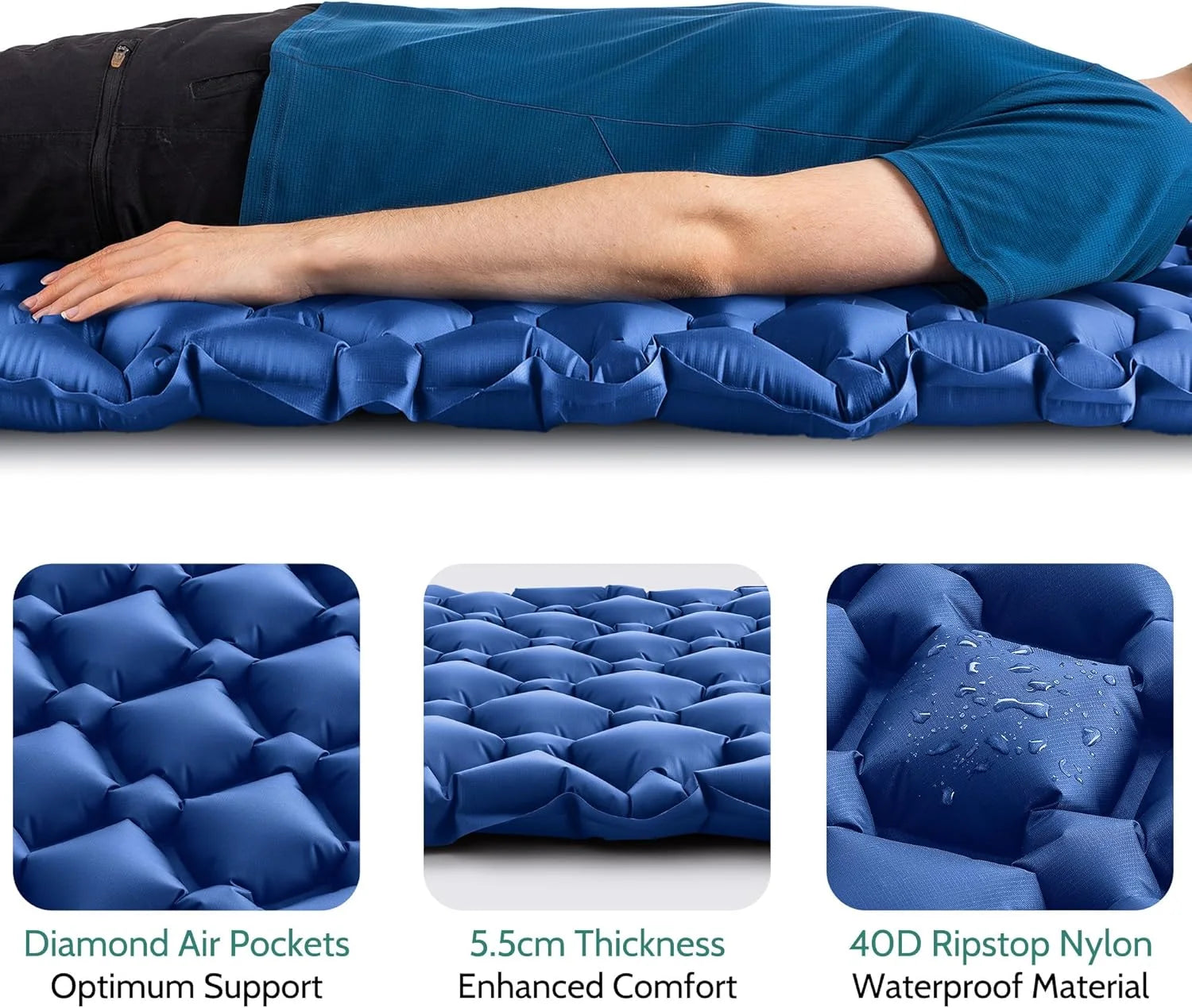 Sleeping Pad Ultralight Air Cushion Camping Inflatable Mat