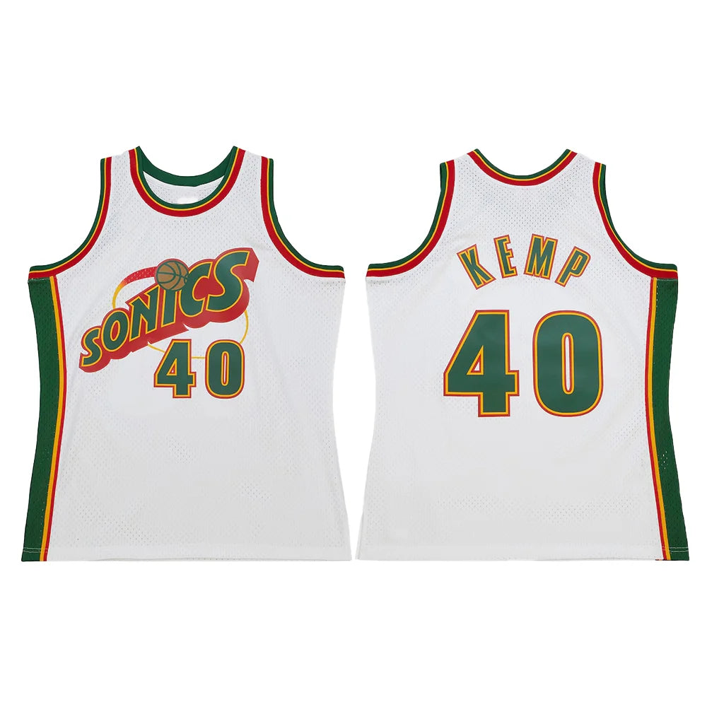 Men's Seattle SuperSonics (Star Players) Retro/Classic Basketball Jersey