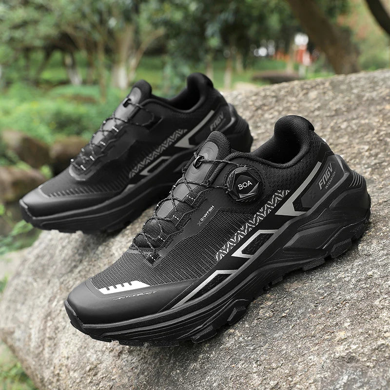 Men's Running Shoes 2025 New Breathe Mesh Outdoor Off Road Hiking Shoes Cushioning from China