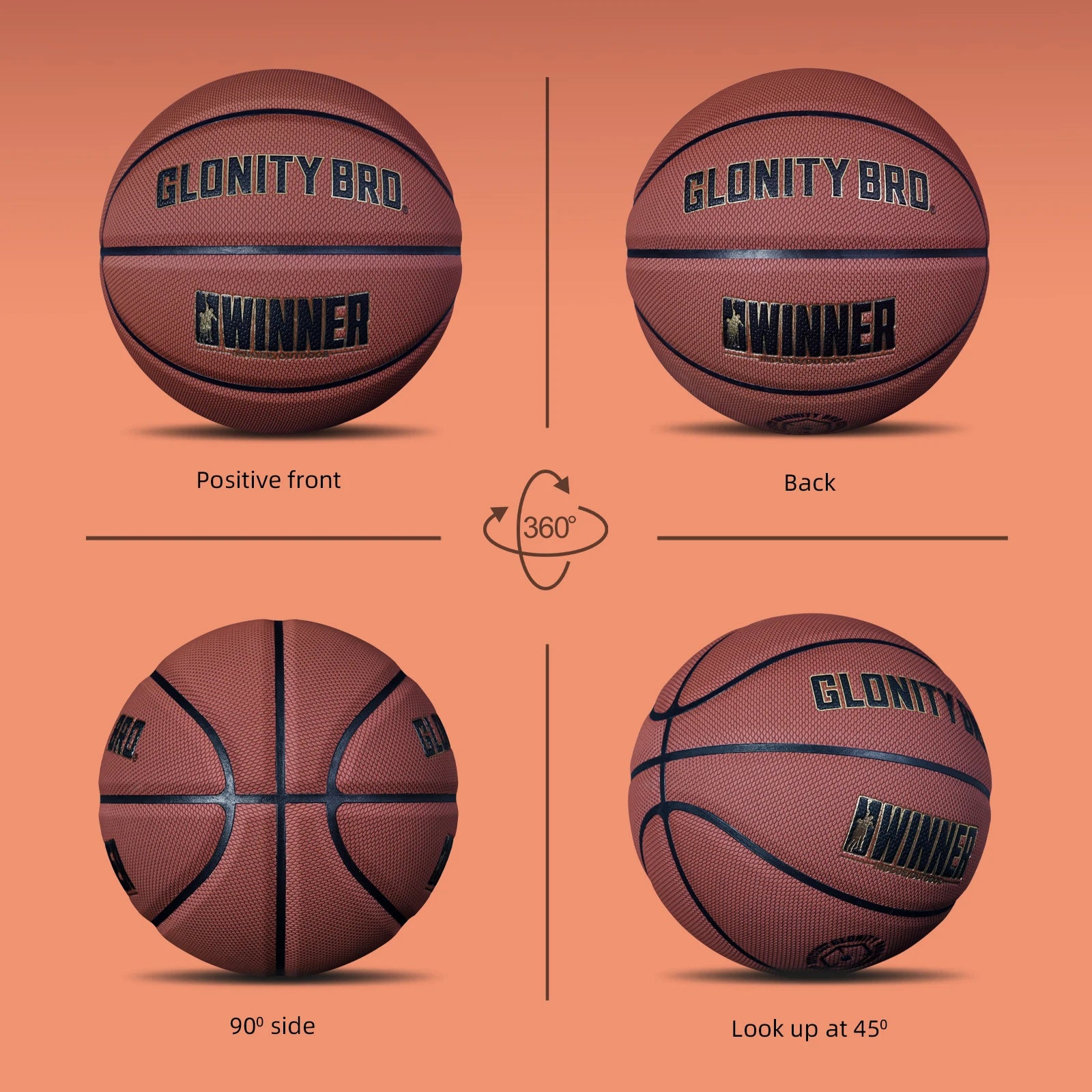 Basketball Non-Slip Standard Size 7/6/5 Soft Wear Resistant PU Leather Outdoor/Indoor