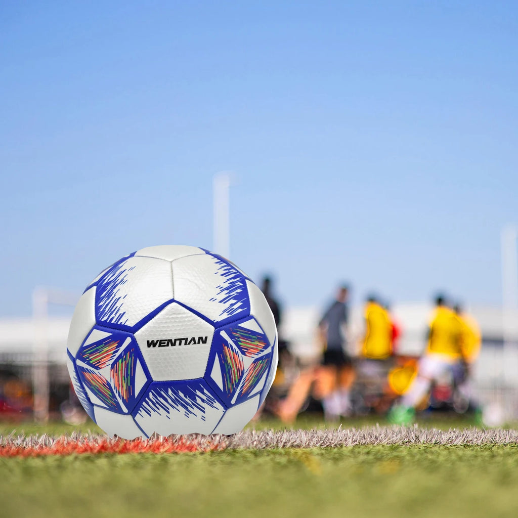 Soccer Ball - Size 5 - PU Leather - Kids And Adults - Home Garden Outdoor - Team Sports - Soccer Balls