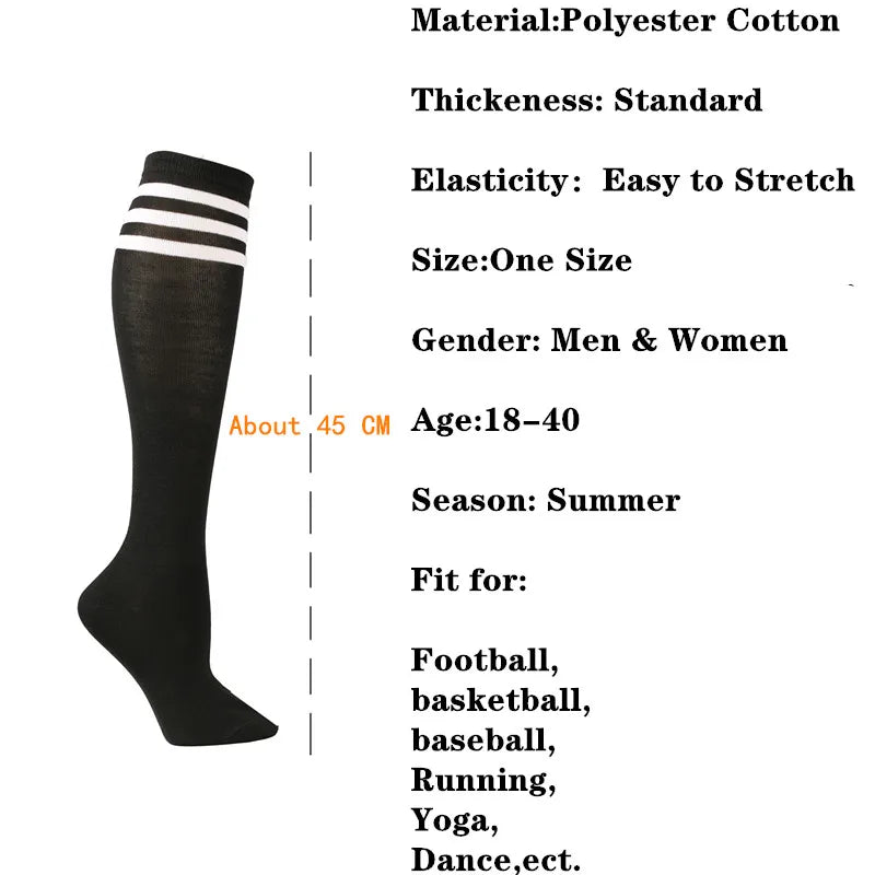 Unisex Compression Non-slip Long Tube Knee High Socks