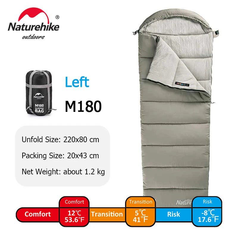 Lightweight Camping Sleeping Bag (Machine Washable)