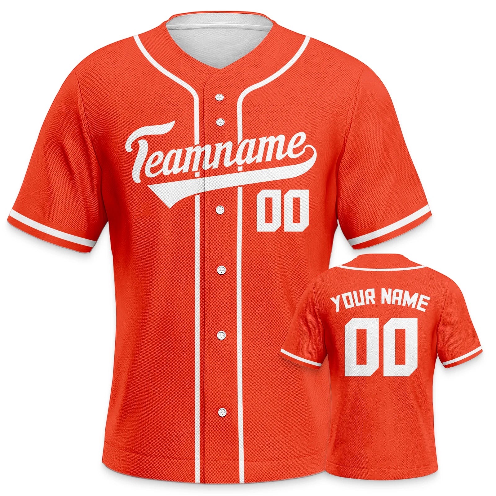 Custom Baseball Jersey for Youth Plain Personalized Baseball Uniform with Printed Team Name, Your Name and Number