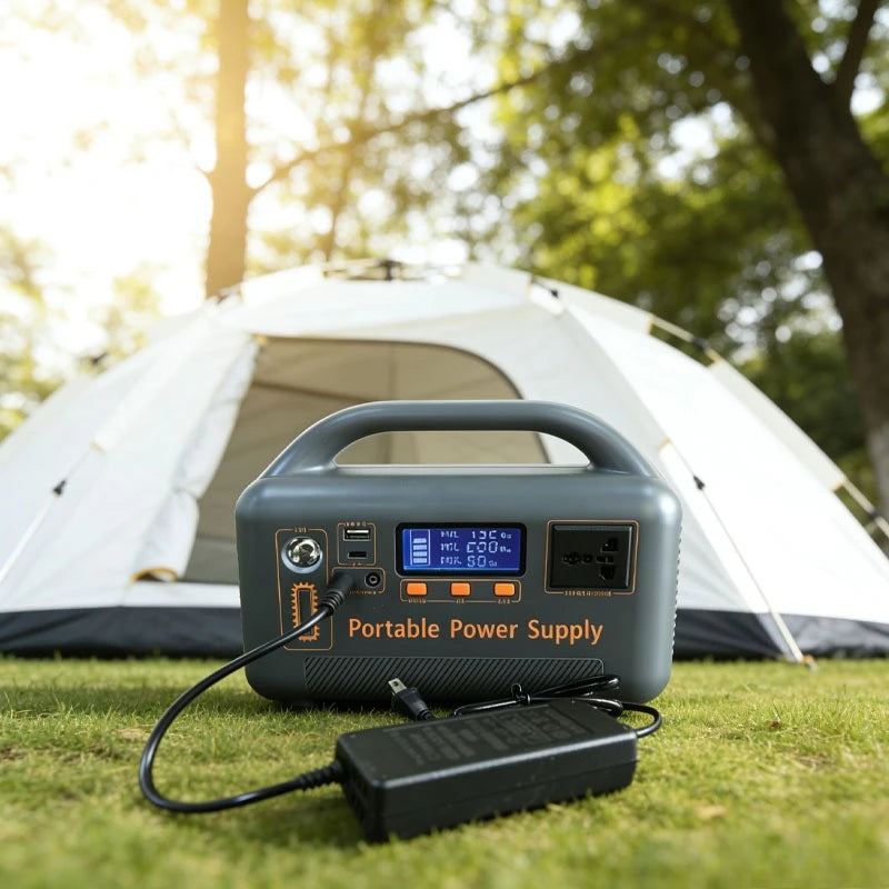 Portable Power Station Solar Generator with Solar Panel (Optional), 400W 192Wh LiFePO4 Power Bank, with Camp Solar Charger from China