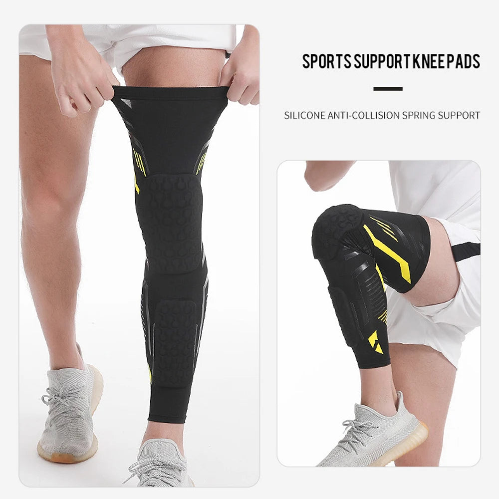 1/2PCS Knee Brace with Knee & Calf Pads, Thigh Compression and Leg Sleeve Protection